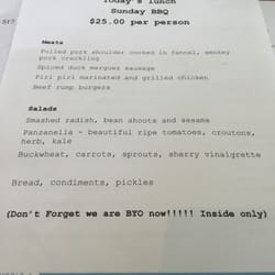 Middle St Food & Coffee - Sunday roast menu