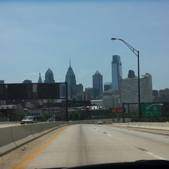 Philadelphia - A view from 95 leading into Vine St. Expressway - Local Flavor Near Me
