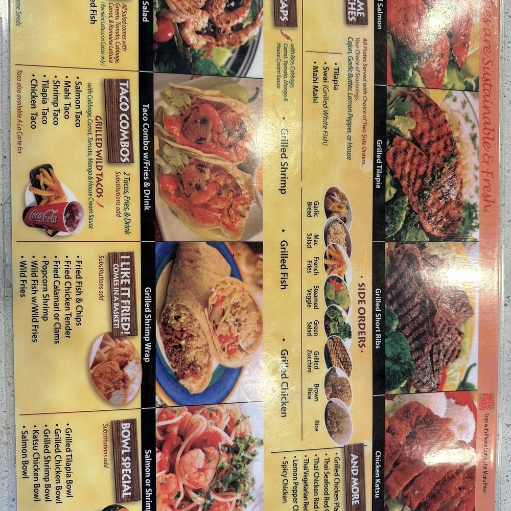 Fish's Wild - Menu - Seafood Near Me - San Jose, California