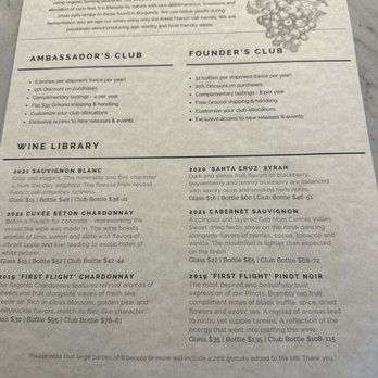 Albatross Ridge Winery & Kitchen - Menu Back - Wine Bars Near Me - Monterey, California Albatross Ridge Winery & Kitchen - Menu Back - Wine Bars Near Me - Monterey, California