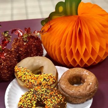 Jumbo Donuts - a variety of doughnuts on a plate - Donuts Near Me - Whitinsville, Massachusetts