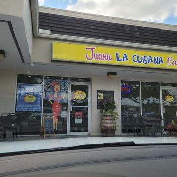 Juana La Cubana Cafe - Outside - Cuban Near Me - Dania Beach, Florida