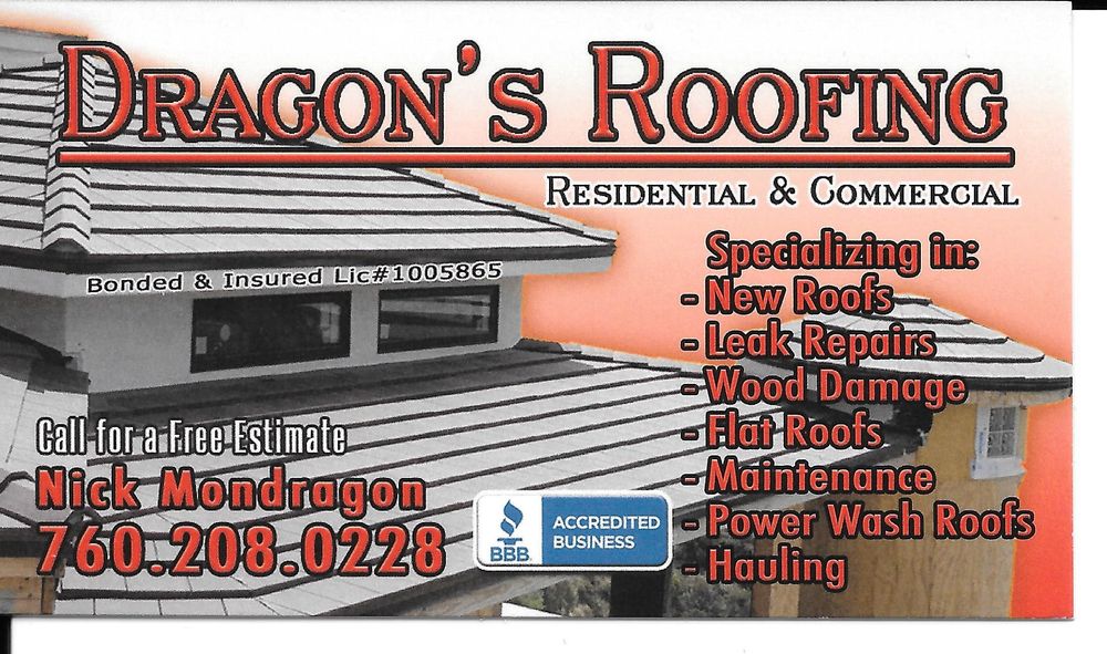 Slide of Dragon's Roofing