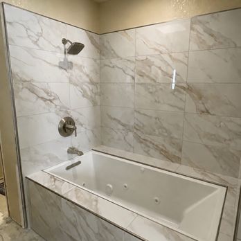 Elite Tile & Stone - Under mount tub and shower - Tiling Near Me Elite Tile & Stone - Under mount tub and shower - Tiling Near Me