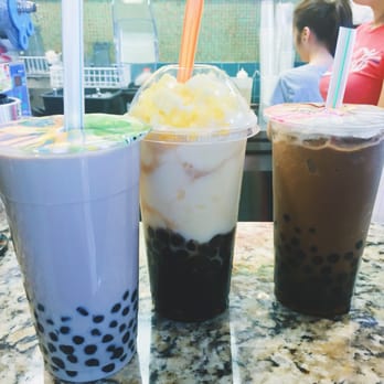 Gogo Ice - L-R: taro milk bubble tea with no sugar/ice, pina colada with bubble ("boba" in Cali), and mocha with bubble. - Shaved Ice Near Me - Houston, Texas Gogo Ice - L-R: taro milk bubble tea with no sugar/ice, pina colada with bubble ("boba" in Cali), and mocha with bubble. - Shaved Ice Near Me - Houston, Texas