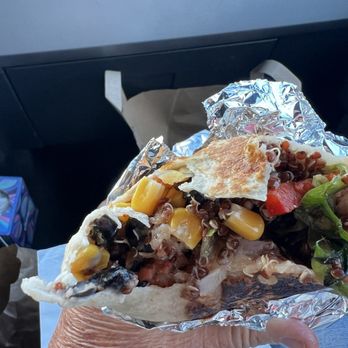 Moab Garage Co. - Vegan burrito with quinoa - Coffee & Tea Near Me - Moab, Utah