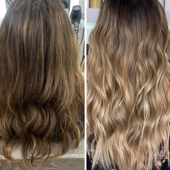 Davida Salon - Summer before and after - Hair Extensions Near Me - New York, New York