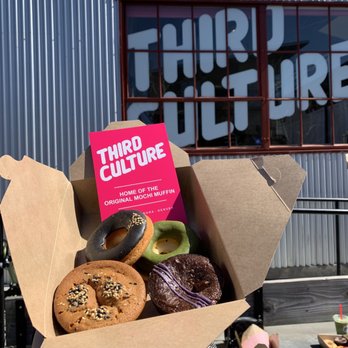 Third Culture Bakery - Berkeley - Original mochi muffin, matcha mochi donut, black sesame mochi donut, ube custard cupcake - Bakeries Near Me - Berkeley, California