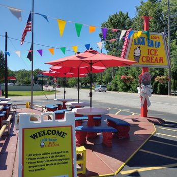 Lori's Lick 'em Up Ice Cream - n outdoor seating area - Ice Cream & Frozen Yogurt Near Me - Harrison Township, Michigan Lori's Lick 'em Up Ice Cream - n outdoor seating area - Ice Cream & Frozen Yogurt Near Me - Harrison Township, Michigan