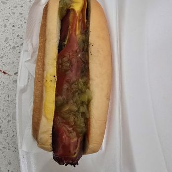 Ted's Hot Dogs - All beef hot dog w ketchup, mustard and relish. - Hot Dogs Near Me - Chandler, Arizona Ted's Hot Dogs - All beef hot dog w ketchup, mustard and relish. - Hot Dogs Near Me - Chandler, Arizona
