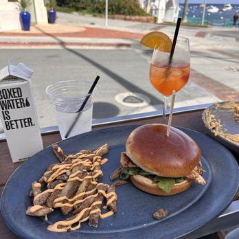 The Naughty Fox - Fish sandwich - New American Near Me - Avalon, California The Naughty Fox - Fish sandwich - New American Near Me - Avalon, California