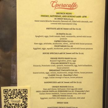 Operacaffe - Affordable brunch - Italian Near Me - San Diego, California