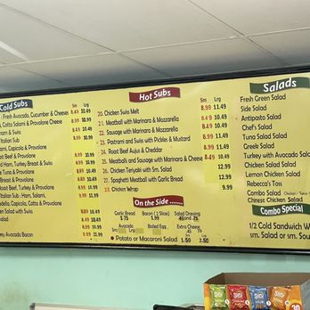 Rebecca's Cafe - Menu as of 11/6/2023 - Sandwiches Near Me - Carson, California