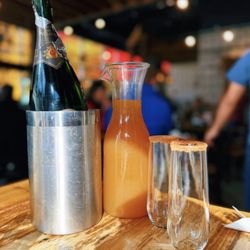 Egg Harbor Cafe - Apple cider Mimosas