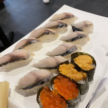Sake Sushi - Mackerel, salmon roe, uni - Sushi Bars Near Me - Brooklyn, New York Sake Sushi - Mackerel, salmon roe, uni - Sushi Bars Near Me - Brooklyn, New York