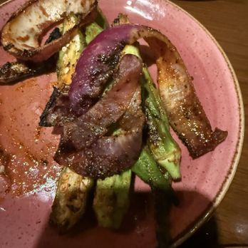 COMMUNION Restaurant and Bar - My partially eaten grilled okra - Soup Near Me - Seattle, Washington COMMUNION Restaurant and Bar - My partially eaten grilled okra - Soup Near Me - Seattle, Washington