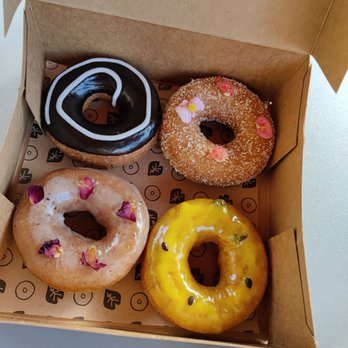 Holey Grail Donuts - One of each flavor in the Tasting Box. Flavors change every week - Donuts Near Me - Honolulu, Hawaii Holey Grail Donuts - One of each flavor in the Tasting Box. Flavors change every week - Donuts Near Me - Honolulu, Hawaii