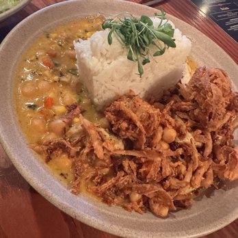 Dragon's Den - Majisto's Chickpea Curry add grilled chicken - American Near Me - Carlsbad, California