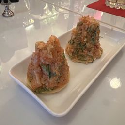 Christmas Tree Lobster Tartare