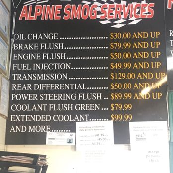 Alpine Smog Check & Auto Repair - Smog Check Stations Near Me - Lakeside, California Alpine Smog Check & Auto Repair - Smog Check Stations Near Me - Lakeside, California