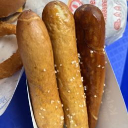 Pretzel Sticks with Zesty Queso