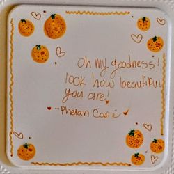 Phelan Cafe - A special note to their favorite customers.