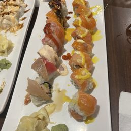 Temptation and salmon special rolls Temptation and salmon special rolls
