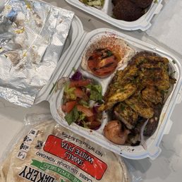 Falafel Plate & Mix Kabab Plate Falafel Plate & Mix Kabab Plate