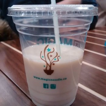 Magic Noodle - Cup of soy milk for $2 - Noodles Near Me - North York, Ontario