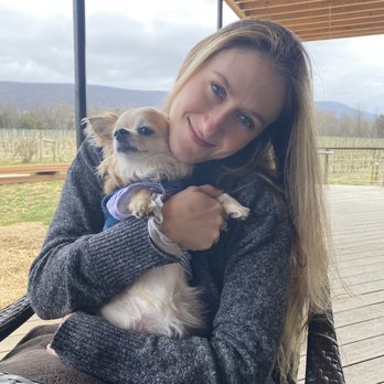 Muse Vineyards - Outdoor heater next to our table! - Wine Tasting Room Near Me - Woodstock, Virginia