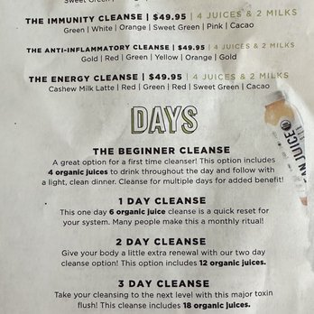 Clean Juice - Sugar Land - How to start a cleanse - Juice Bars & Smoothies Near Me - Sugar Land, Texas