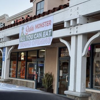 Sushi Monster - Sign out front - Sushi Bars Near Me - Poway, California