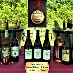 Hanover Winery - Ohio Awards: Dry, Semi-Dry and Sweet. Marquette, Best in Ohio!