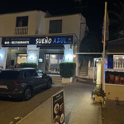 Sueño Azul - Utanför restaurangen