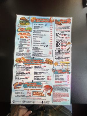 Menu photo 1 Dan's Clam Stand Crystal River, FL Menu photo 1 Dan's Clam Stand Crystal River, FL