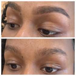 Royal Beauty - Before & After Eyebrow Threading +Tinting