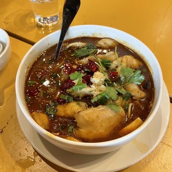 Bamboo House Austin - Boiled fish fillets in chili sauce - Chinese Near Me - Austin, Texas Bamboo House Austin - Boiled fish fillets in chili sauce - Chinese Near Me - Austin, Texas