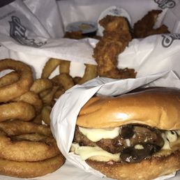 1/3 lb. mushroom & swiss thickburger