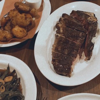 Helen - 45 day dry aged Kansas City Strip Potatoes and green beans as a delicious side - Southern Near Me - Birmingham, Alabama Helen - 45 day dry aged Kansas City Strip Potatoes and green beans as a delicious side - Southern Near Me - Birmingham, Alabama