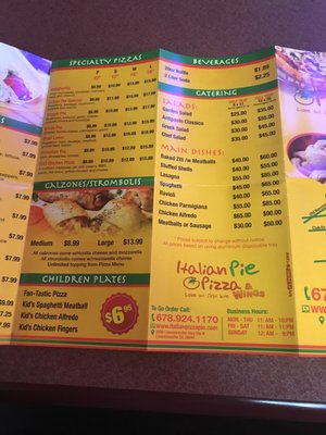Menu photo 3 Italian Pie Lawrenceville, GA Menu photo 3 Italian Pie Lawrenceville, GA