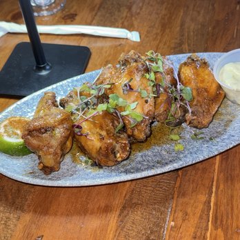 Milk & Honey Southern Inspired Kitchen - Honey Old Bay Wings - Southern Near Me - Alexandria, Virginia Milk & Honey Southern Inspired Kitchen - Honey Old Bay Wings - Southern Near Me - Alexandria, Virginia