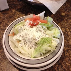 McClain's Restaurant & Willows Club - Salad with Ranch, sorry added pepper before picture but that's the way i like it.