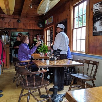 Coast Cafe - Enrique the chef showing us the fresh ingredients he uses! - New American Near Me - Bolinas, California Coast Cafe - Enrique the chef showing us the fresh ingredients he uses! - New American Near Me - Bolinas, California