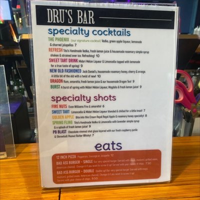 Menu photo 3 Dru's Place Memphis, TN