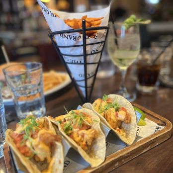 The Grand - Shrimp tacos yummy - American Near Me - Astoria, New York The Grand - Shrimp tacos yummy - American Near Me - Astoria, New York