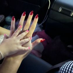 Herbal Nails & Spa - Our nails turned out perfect!