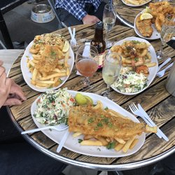 Bridge Fish & Chips - White fish & chips and seafood platter.