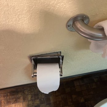 Chula Vista Resort - Toilet paper holder literally falling out of the wall - Resorts Near Me - Wisconsin Dells, Wisconsin Chula Vista Resort - Toilet paper holder literally falling out of the wall - Resorts Near Me - Wisconsin Dells, Wisconsin