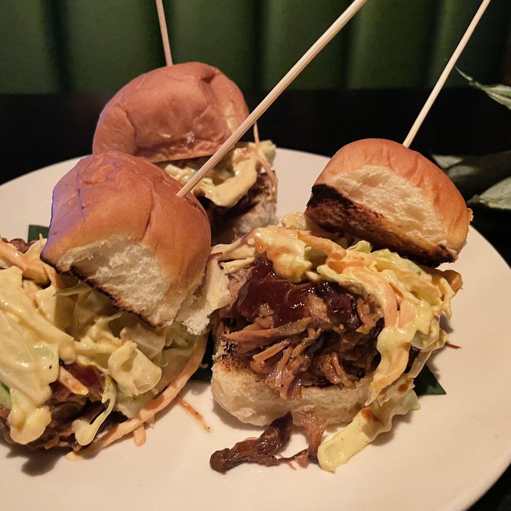 Secret Island - Pork sliders - a highlight! - Polynesian Near Me - Long Beach, California