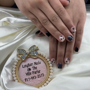 Ling Bori Nails - Kids nails done too! Hand drawn stars and hearts for this sweetie - Nail Technicians Near Me - Lagrangeville , New York Ling Bori Nails - Kids nails done too! Hand drawn stars and hearts for this sweetie - Nail Technicians Near Me - Lagrangeville , New York